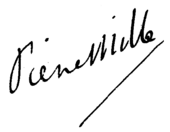 signature de Pierre Mille