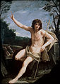 圭多·雷尼《曠野中的施洗者約翰》，約1636至1637年，現藏於杜爾維治美術館