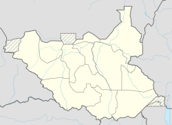 马拉卡尔在南苏丹的位置