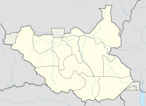 伊羅勒在南蘇丹的位置
