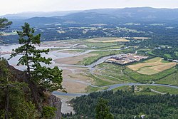Cowichan Valley as viewed from Mt Tzouhalem