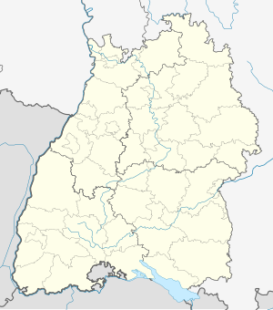 斯图加特在巴登-符腾堡州的位置