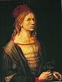 À la fin du XVe siècle, Albrecht Dürer réalise les premiers autoportraits datés et signés connus, adoptant un cadrage qui deviendra un standard : la représentation en buste. Autoportrait au chardon, 1493, Louvre, Paris
