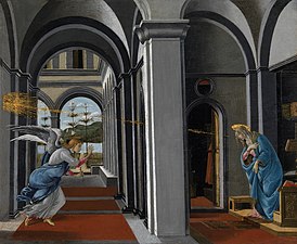 Annonciation, de Botticelli