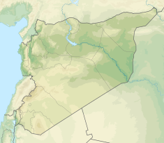 塔布卡水壩在叙利亚的位置