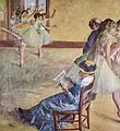 《芭蕾舞教室》(The Ballet Class)，1881年，收藏於美國賓夕法尼亞州費城藝術博物館