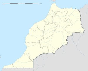 馬拉喀什在摩洛哥的位置