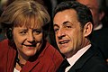 Angela Merkel et Nicolas Sarkozy (2009)