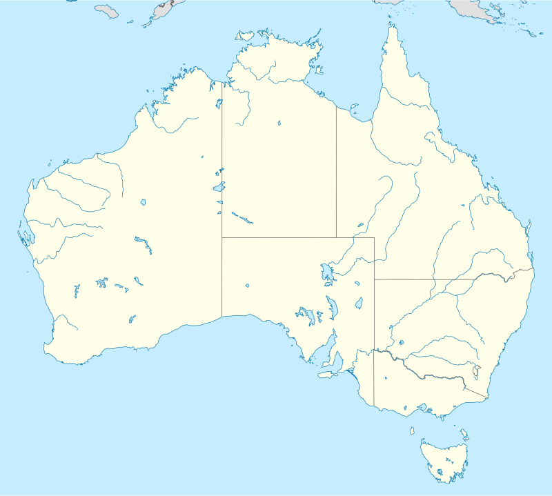 Map of Australia with location of Group of Eight universities highlighted