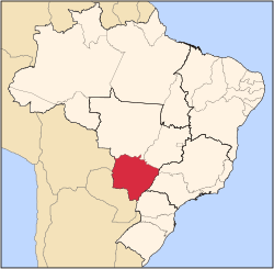 Mato Grosso do Sul的位置