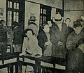 Wu Tiecheng, Secretary-general of Kuomintang, was queueing to vote, along with other Nanking voters