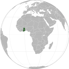 Description de l'image Ghana (orthographic projection).svg.