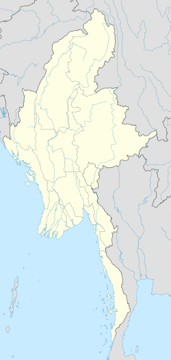 勃生縣在緬甸的位置