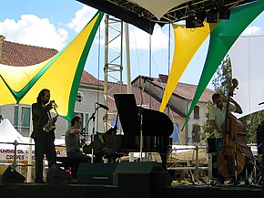 Le Newtopia quintet lors de l'édition 2005 du festival Jazz in Marciac