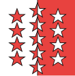 瓦萊州 Valais Wallis旗