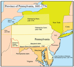 宾夕法尼亚省地图