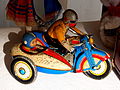 Image 22Motorcycle clubs became more prominent in the 1950s. Pictured is a vintage 1950s motorcycle toy. (from 1950s)