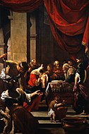 西蒙·武埃的《耶穌割禮（義大利語：Circoncisione (Vouet)）》，290 × 193cm，約作於1622年[47]