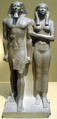 孟卡拉與其妻，約公元前2548至前2530年，現藏於波士頓美術館