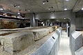 地下展示廊Glimpse PMQ展示前中央書院兩段最長的花崗岩地基