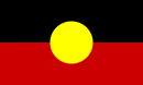 Australian Aboriginal flag (designed 1971, proclaimed 1995)
