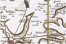 Carte Cassini de Richebourg.
