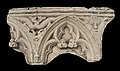 Moulage de sculpture architecturale - deux arcatures gothiques. Collection moulages médiévaux.