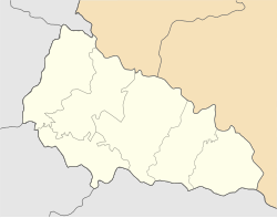 Pavshyno is located in Zakarpattia Oblast