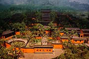 天台山國清寺模型