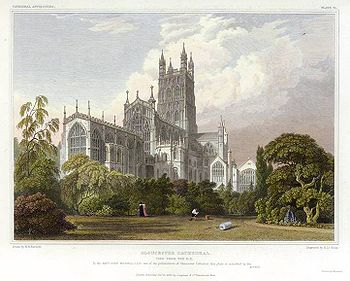 1828年的格洛斯特大教堂