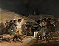 《1808年5月3日的槍殺》(The Third of May 1808)，1814年，收藏於西班牙馬德里普拉多博物館