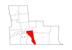 Location of Kirkwood in Broome County, New York
