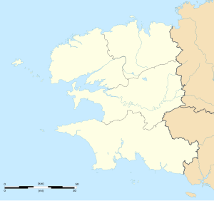 坎佩莱在菲尼斯泰尔省的位置