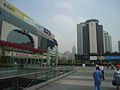 Shenzhen railway station and Shangri-La Hotel in background