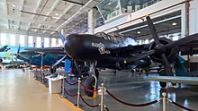 银鹰巡空展厅内的P-61黑寡妇战斗机