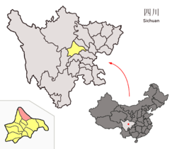 彭州市的地理位置