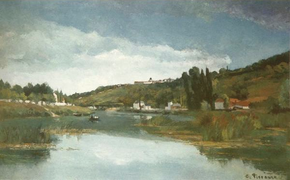 Par Pissarro (1864-65) à Chennevières.