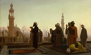开罗的祈祷者，1865年，汉堡美术馆藏