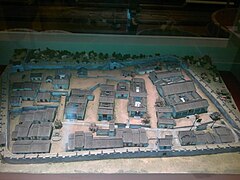 展示19世紀中期九龍寨城狀況的模型