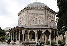 photograph of the mausoleum of Suleiman the Magnificent