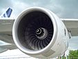 Un moteur Rolls-Royce Trent 900 sur un Airbus A380.