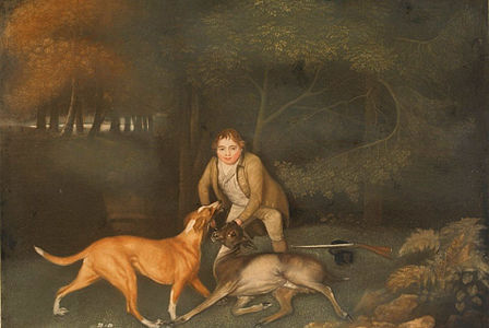 14. George Stubbs, Mort d'une biche, 1804, premier état.