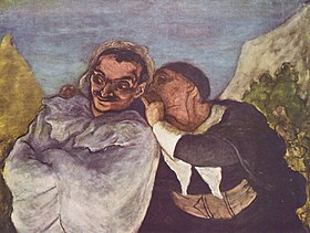 Scapin et Crispin par Honoré Daumier