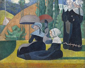 Bretonnes aux ombrelles (1892), Paris, musée d'Orsay.