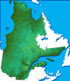 Relief du Québec