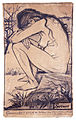 文森特·梵高《憂愁》，1882年，現藏於沃索爾新藝術畫廊