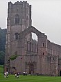 Fountains Abbey Exterior from the north-west