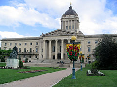 Édifice de l'Assemblée législative du Manitoba (Winnipeg).