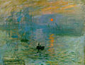 《印象·日出》，1872年，收藏於巴黎瑪摩丹美術館
