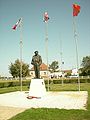 La statue du général Montgomery.